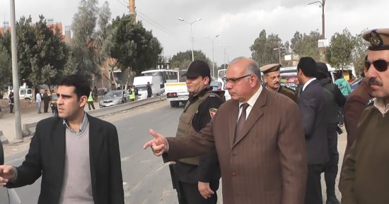 مدير أمن القليوبية يقود حملة مرورية بالخانكة