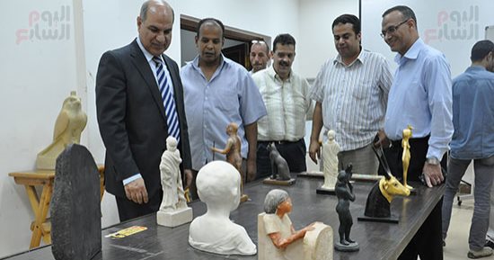 صور.. متحف تعليمى لطلاب الآثار بجامعة كفر الشيخ