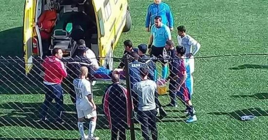 وفاة لاعب فى مباراة بالدورى الجزائرى