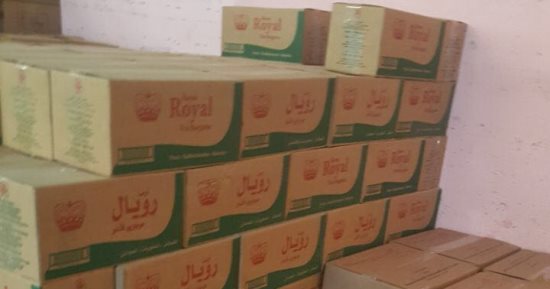 شرطة التموين تضبط صاحب مخزن قبل ترويجه 30 طن سلع غذائية مجهولة المصدر بالسلام