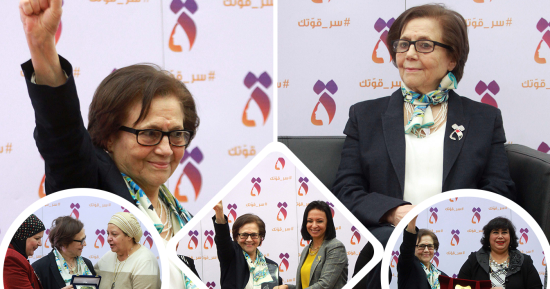 استقبال حافل لـ"جميلة بو حيرد" فى احتفالية القومى للمرأة بالأغانى الوطنية والأعلام.. والمناضلة الجزائرية تبادلهم التحية بالبكاء.. وتؤكد: الشعب المصرى كريم وعظيم وعبد الوهاب وعبد الحليم حبايبى.. صور