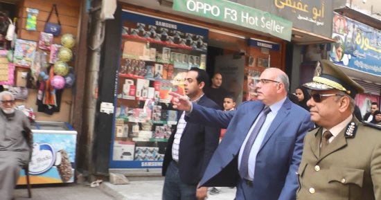 صور.. مدير أمن القليوبية يقود حملة مكبرة بمنطقة الكبارى ببنها