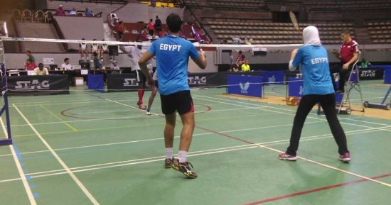 مصر تحصد 6 ميداليات متنوعة فى بطولة أفريقيا للريشة الطائرة بالجزائر
