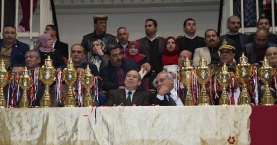 محافظ دمياط يشهد نهائى بطولة الجمهورية للكونغوفو بنات