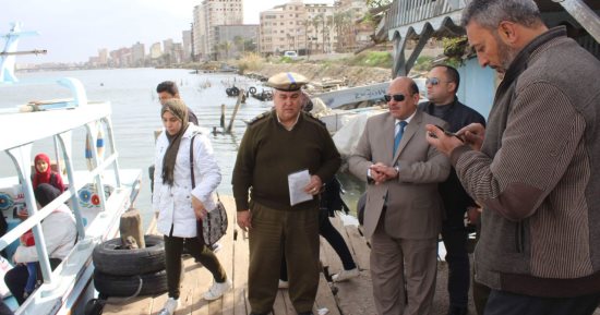 مدير أمن دمياط يحرر 4 قضايا لمعديات النيل المخالفة