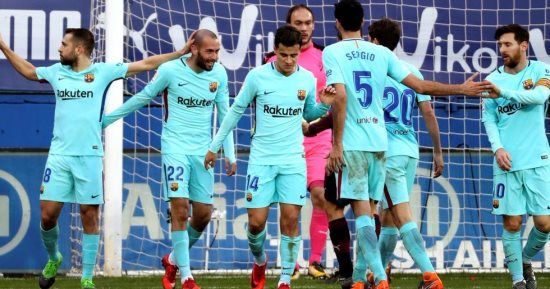 ميسى وسواريز على رأس قائمة برشلونة لمواجهة جيرونا بالدورى الإسبانى
