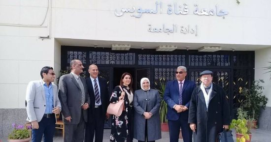 نائبة رئيس جامعة القناة تستقبل مسئولة العلاقات الدولية بجامعة باكو بأذربيجان