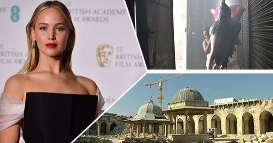 صور.. العالم هذا الصباح.. النجمات يناهضن التحرش بالزى الأسود فى حفل BAFTA.. النيران تلتهم سوق الحديد التاريخى بهايتى والأهالى يفرون بمنتجاتهم.. و"بعد دمار الحرب" الجامع الأموى فى حلب السورية يستعد للعودة للحياة