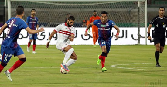 الزمالك يحافظ على ثلاثية بتروجت بعد 75 دقيقة (صور)