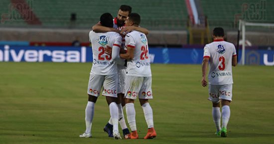 فيديو وصور.. محمود عبد العزيز يتقدم للزمالك أمام بتروجت بهدف فى الدقيقة 11