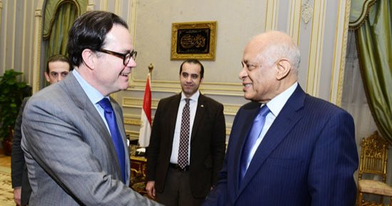 رئيس مجلس النواب يلتقى سفيرى فرنسا وكازاخستان بمكتبه 
