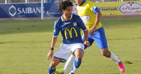 محمد جابر يغادر معسكر المصرى قبل مواجهة الأهلى وجريندو بديلا له