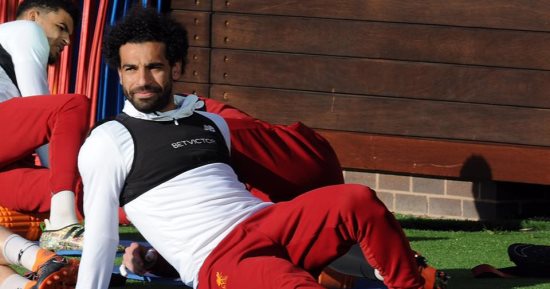 محمد صلاح ينشر صوره فى تدريبات ليفربول استعدادا لمواجهة وست هام 