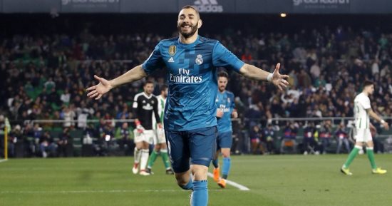 بيل وبنزيما يقودان هجوم ريال مدريد أمام لاس بالماس فى غياب رونالدو