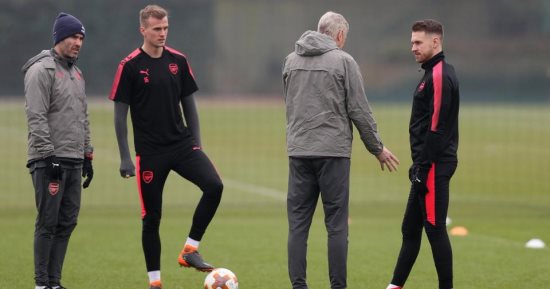 أخبار أرسنال اليوم عن غياب رامسى فى اليوروباليج ونهائى كأس الرابطة