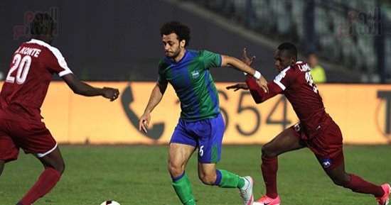 شوط أول سلبى بين المقاصة وجينيريشن السنغالى بدورى الأبطال