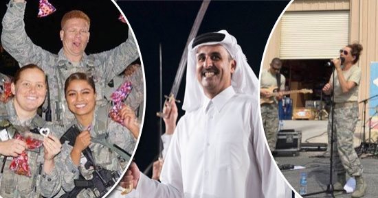 صور.. "العديد الجوية" قاعدة أمريكية للدعارة والخمور على الأراضى القطرية.. مصادر بالمعارضة: حفلات خارجة تقام بعلم تميم.. تضم مخازن استراتيجية للذخائر.. استخدمت لضرب العراق.. و"جوجل" تحجبها عن خدمة الخرائط