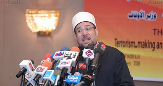 وزير الأوقاف: مؤتمر الوزارة يدفع الجميع لدعم الدولة فى حربها ضد الإرهاب (صور)