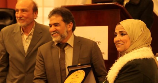 صور.. تكريم محسن محيى الدين وأحمد شاكر فى احتفالية "قلب واحد.. وطن واحد"