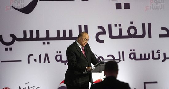 مؤتمر حملة السيسي يعرض فيلما بعنوان "حكاية وطن" عن إنجازات الرئيس (صور)