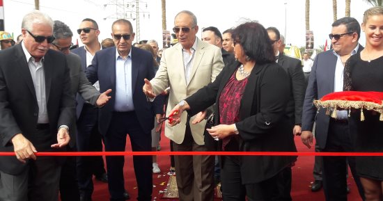 وزيرى الثقافة والأثار يفتتحان معرض أعمال سيبموزيوم مصر الدولى للنحت بالغردقة