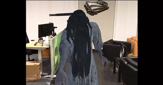 مبرمج يحول فتاة فيلم الرعب The Ring إلى حقيقة باستخدام الواقع المعزز