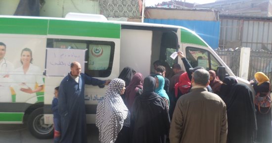 اجراء الكشف الطبي على 1600 مريض بفيروس سى بكفر الشيخ 