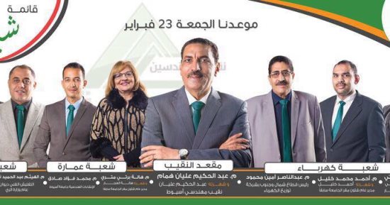 بالأرقام.. فوز قائمة "شباب مصر" فى انتخابات نقابة المهندسين بأسيوط