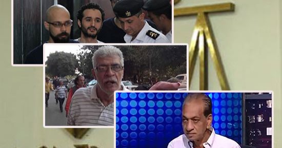 محاكم مصر اليوم.. الفصل فى الطعن على سجن متهمى "أحداث الضاهر".. الاستئناف على براءة مستريح دار السلام.. الحكم على دومة بـ"إهانة القضاء".. واستكمال محاكمة طارق النهرى وعاطل تحرش بحقوقية و"معلمة" سرقت "كوليه"