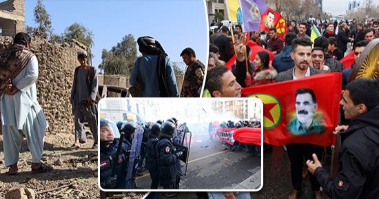 صور.. العالم هذا المساء.. مواجهات عنيفة بين الشرطة الإيطالية ومناهضى الفاشية.. احتجاجات فى كردستان العراق ضد الهجوم التركى على عفرين السورية.. وارتفاع حصيلة ضحايا اشتباكات الجيش الأفغانى مع طالبان لـ 25 قتيلا