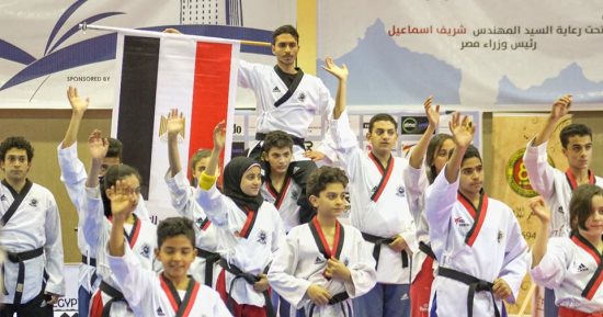 منة ماهر تضمن لمصر أول ميدالية فى ثانى أيام بطولة مصر الدولية للتايكوندو