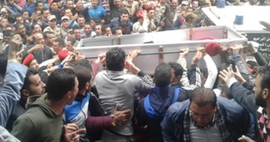 فيديو وصور.. تشييع جثمان شهيد العمليات بسيناء فى جنازة مهيبة بالمنوفية