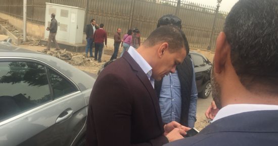 صور.. عبد الواحد السيد فى الجبلاية لمناقشة مشاكل أندية سيناء