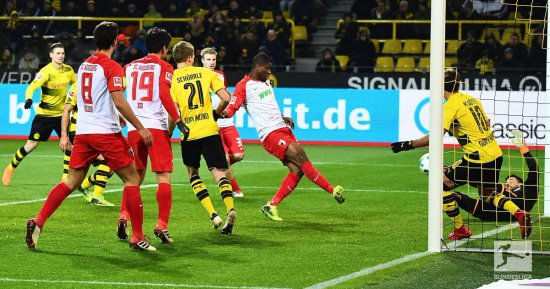 فيديو.. دورتموند يسقط فى فخ التعادل أمام أوجسبورج بالدورى الألمانى