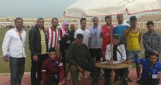 صور .. جامعة حلوان تفوز ببطولة ألعاب القوى بأسبوع متحدى الإعاقة