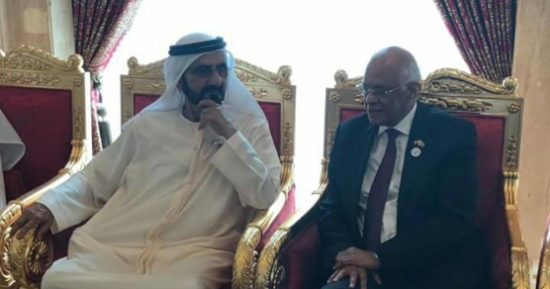  الشيخ محمد بن راشد يستقبل الوفد البرلماني المصري ويوكد على اهمية قيام جمعية الصداقة البرلمانية 