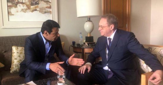 دحلان يبحث مع مبعوث روسيا بالشرق الأوسط جهود مصر لإنجاز المصالحة الفلسطينية