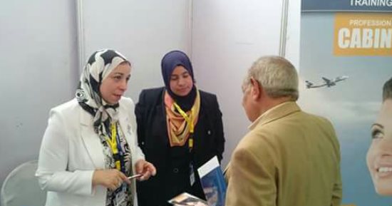 أكاديمية مصر للطيران تشارك فى ملتقى التدريب والتأهيل بجامعة عين شمس