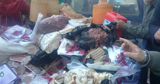 ضبط طن و800 كيلو أسماك و 3.5 طن لحوم مصنعه غير صالحه بكفر الشيخ