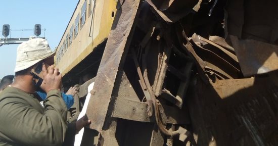 وزير النقل يكلف بتشكيل لجنة فنية لمتابعة حادث قطارى البحيرة