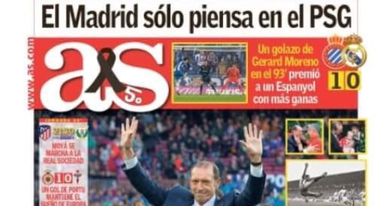 صحافة أوروبا بين هجوم الإعلام الإسبانى على ريال مدريد بعد خسارة إسبانيول القاتلة وحلم الاتحاد الإيطالى بعودة كونتى إلى الآتزورى.. كتالونيا تودع الأسطورة إنريكى كاسترو.. وفان جال يشكك فى دفاع مانشستر يونايتد