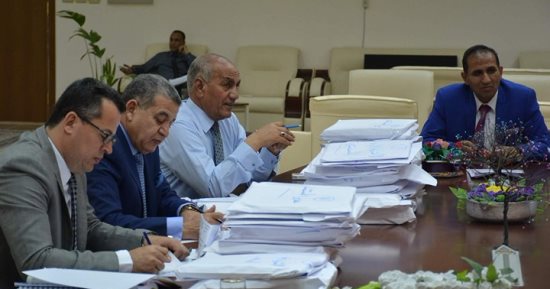 انعقاد لجنة القيادات بجامعة أسوان لاختيار 14 من المتقدمين