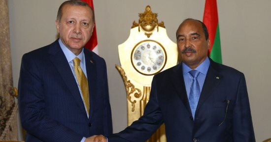 صور.. أردوغان يصل نواكشوط فى أول زيارة لرئيس تركى إلى موريتانيا