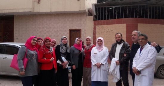 صور.. فريق حياة يواصل تطوير حميات بنها وإدخال نظام النداء الآلى بالعيادات