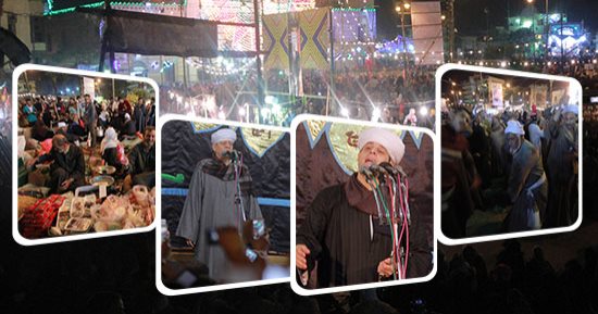 الآلاف فى الليلة الختامية لمولد نفيسة العلوم بإحياء "آل التهامى"