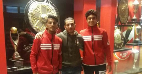صور.. الأهلى يتعاقد مع ثنائى مياه البحيرة النقيب والسيد