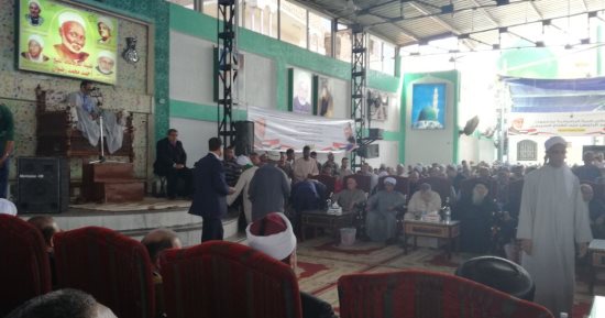 صور.. بدء مؤتمر الساحة الرضوانية بالأقصر لدعم الرئيس السيسي بالانتخابات