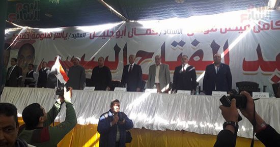 مؤتمر حاشد لدعم الرئيس السيسى بمركز إطسا بالفيوم