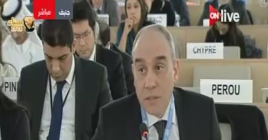 فيديو.. مندوب مصر بالأمم المتحدة: ندين استخدام العنف ضد المدنيين والمؤسسات بسوريا
