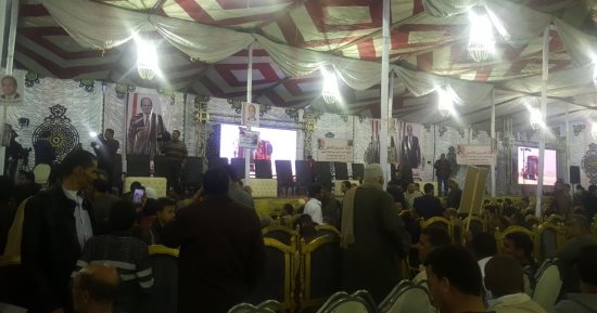 صور .. بدء مؤتمر إيتاى البارود لدعم السيسي: المصريون قادمون